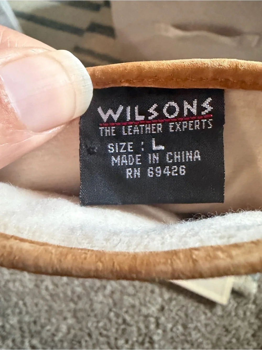 Wilson Women's Tan Suede Gloves